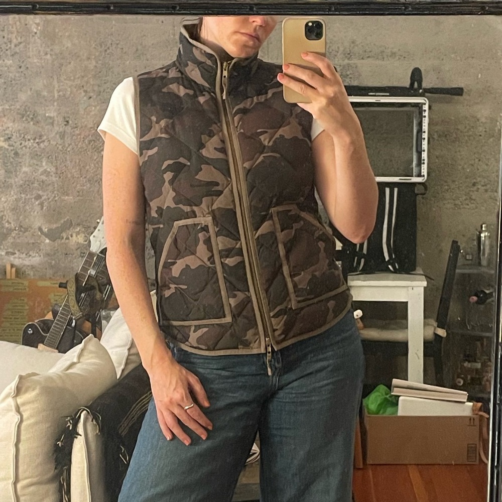 J CREW Camo Vest